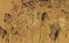 《胡人出猎图》