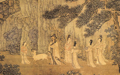 《临戴进谢安东山图》