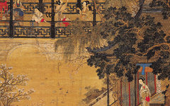 《春庭行乐图》