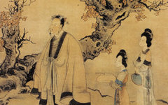 《庵簪花图》