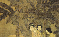 《芭蕉美人图》
