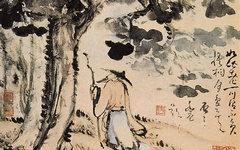 《南天雁影图》