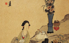 《钟馗仕女图》